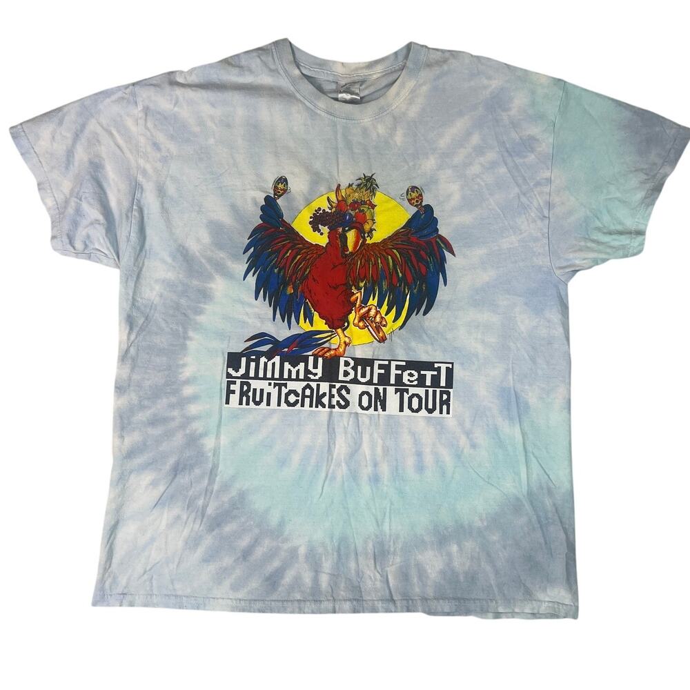 Vtg 90s Jimmy Buffet Fruitcakes on Tour Single Stitch Colortone Mens Tee Sz XL